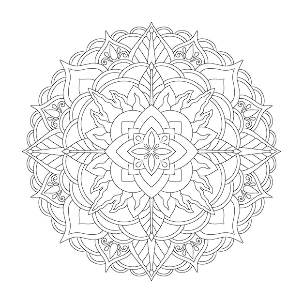 desenho de mandala de página para colorir borboleta. design de impressão.  projeto de camiseta. 13345543 Vetor no Vecteezy