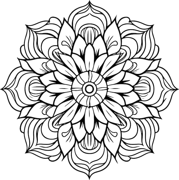 Desenhos de Mandala para colorir - Bora Colorir