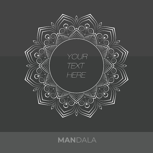 Vetor desenho de mandala