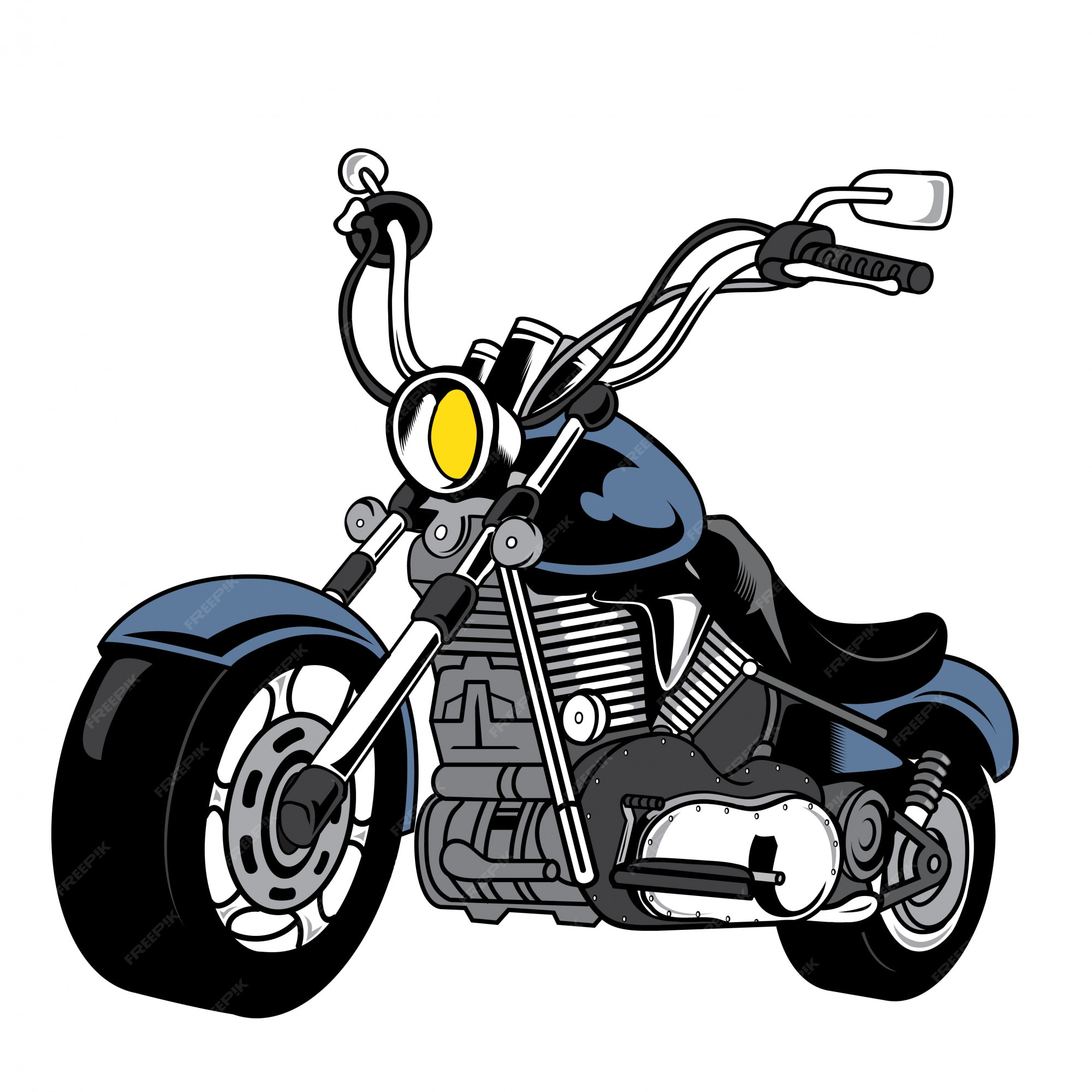 Desenho De Motocicletas De Cruzeiro Ilustração Stock - Ilustração de  cruzador, moto: 240811960