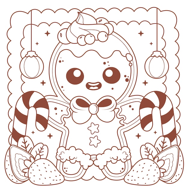 Desenho de páginas para colorir de Natal