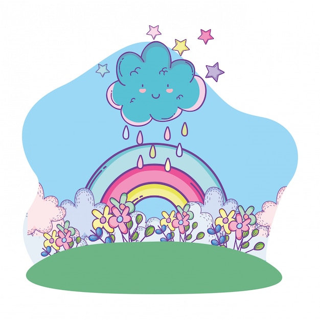 Desenho de paisagem bonito