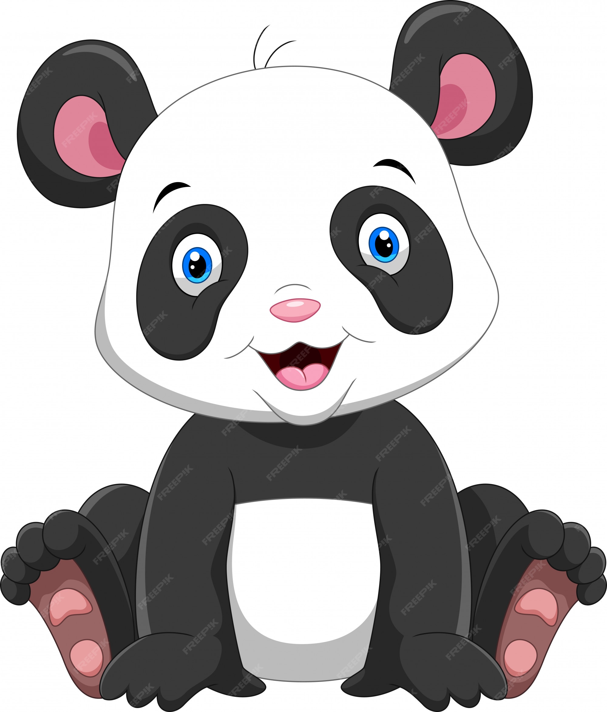 Desenho fofo do bebê panda - Stockphoto #28008294