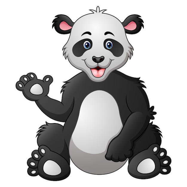 Desenho de panda bonito