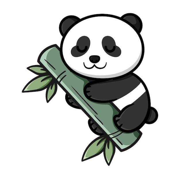 desenho de panda fofo 7916720 Vetor no Vecteezy