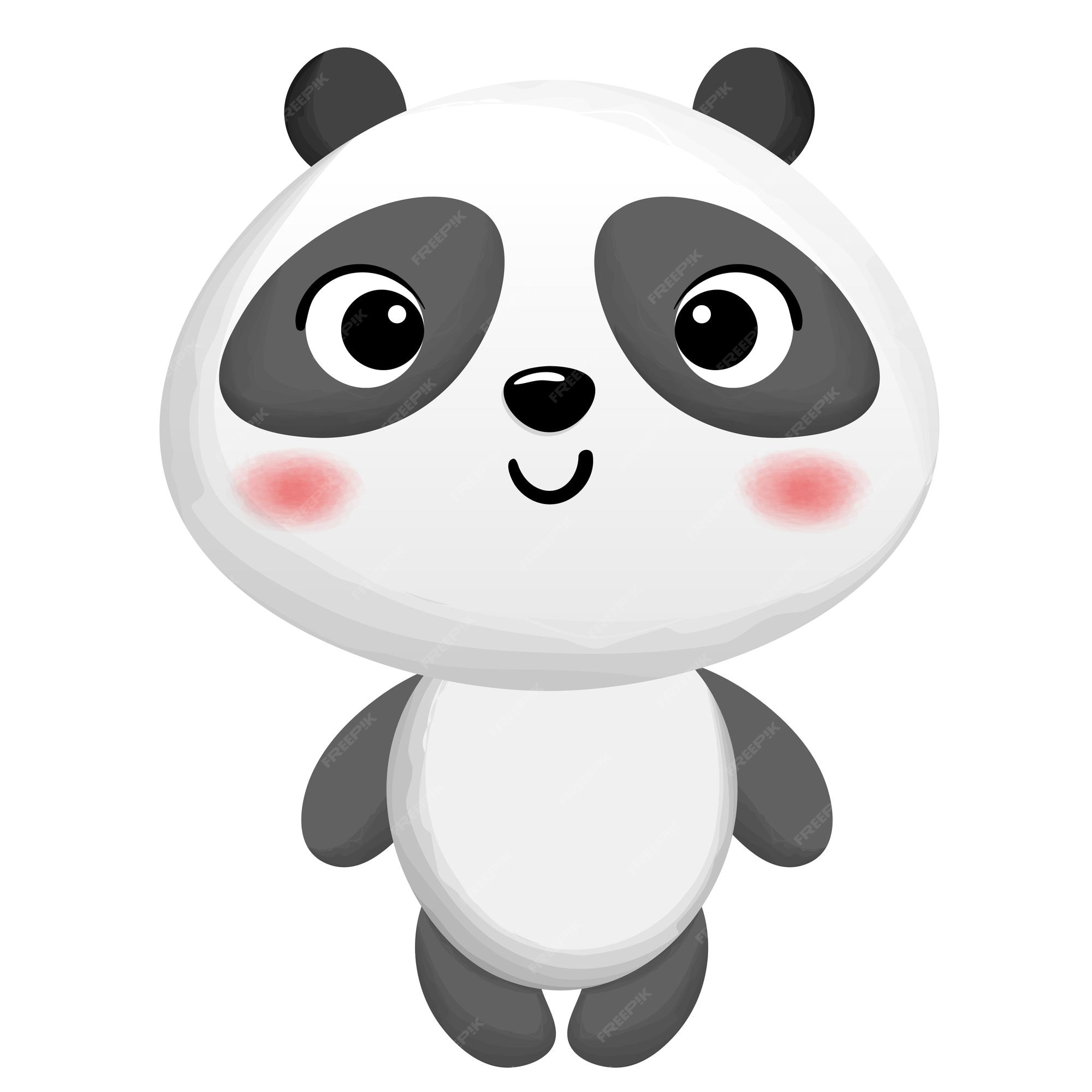 ícone Do Vetor De Desenho Animado Do Rosto Do Panda De Sorriso Feliz Fofo  Isolado Em Branco Ilustração do Vetor - Ilustração de divertimento, panda:  270056412