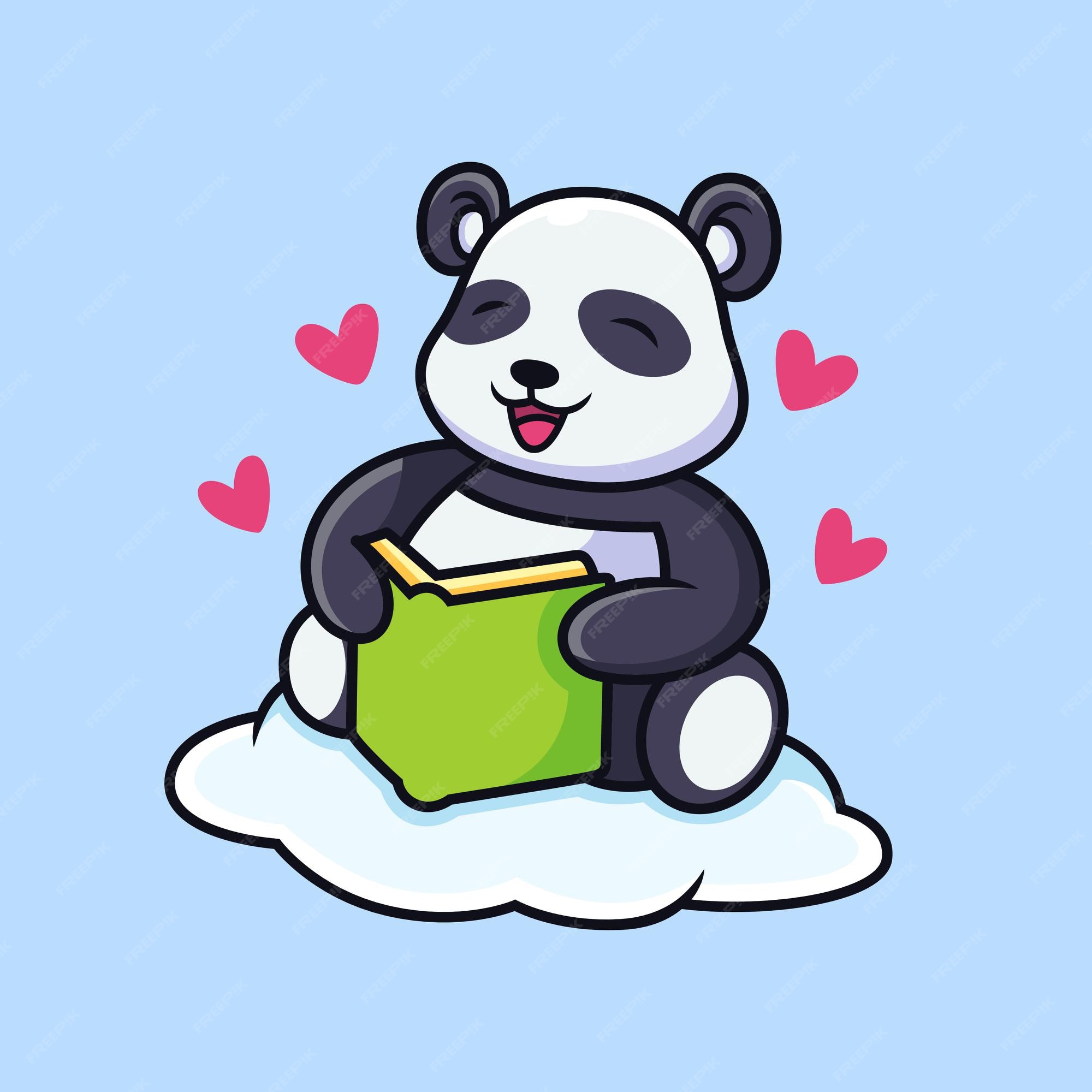 Retrato De Uma Ilustração Realista Do Desenho Vetorial Do Panda Divertida  Ilustração do Vetor - Ilustração de pouco, nave: 178022603