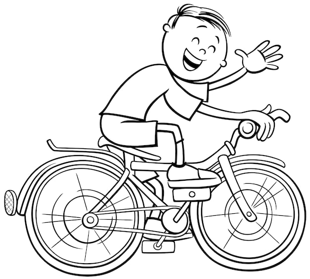 Desenho de Bicicleta para Colorir - Colorir.com