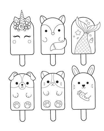 Como desenhar Picolé KAWAII fofo ❤ Desenhos Bonitos - Desenho