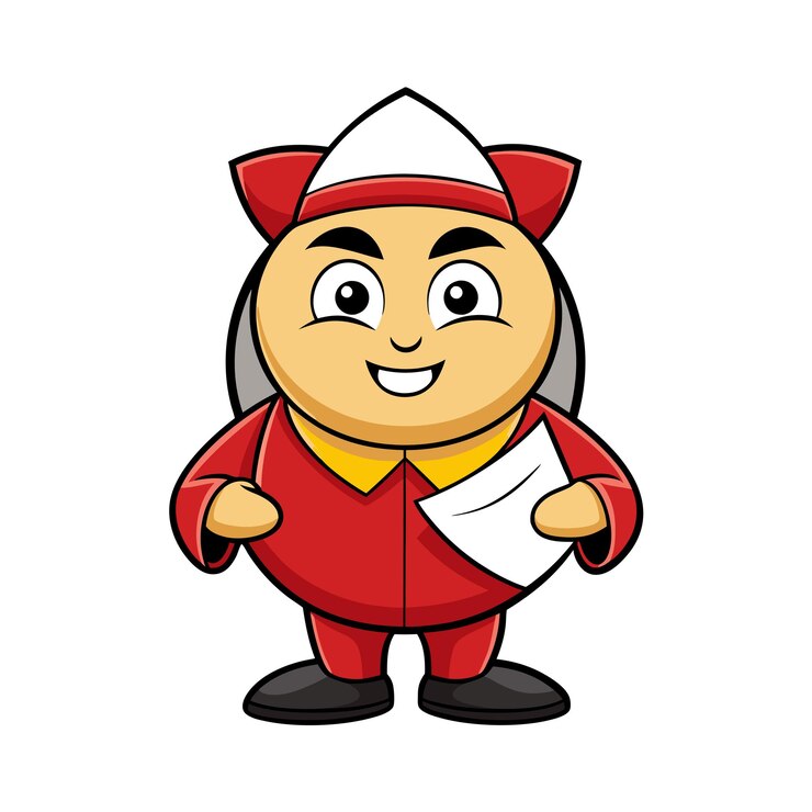 Vetor desenho de personagens de desenhos animados profissionais ilustração vetorial