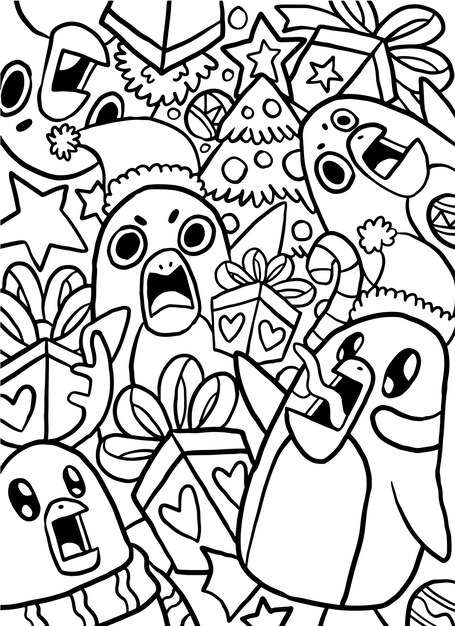 73 Desenhos Kawaii para Colorir