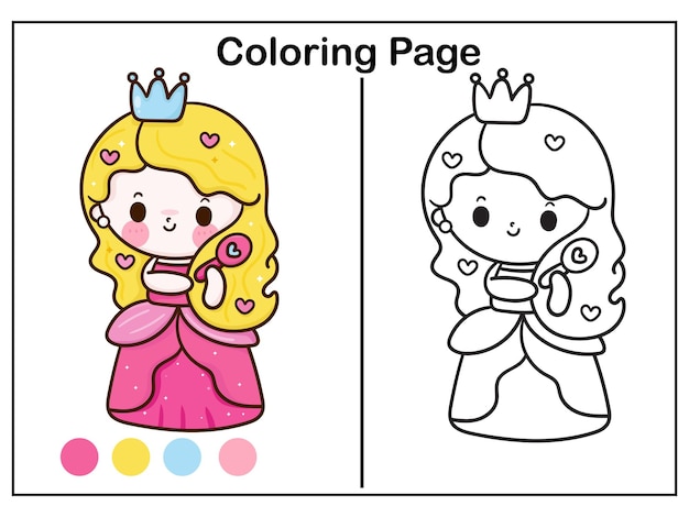 Princesas Para Colorir