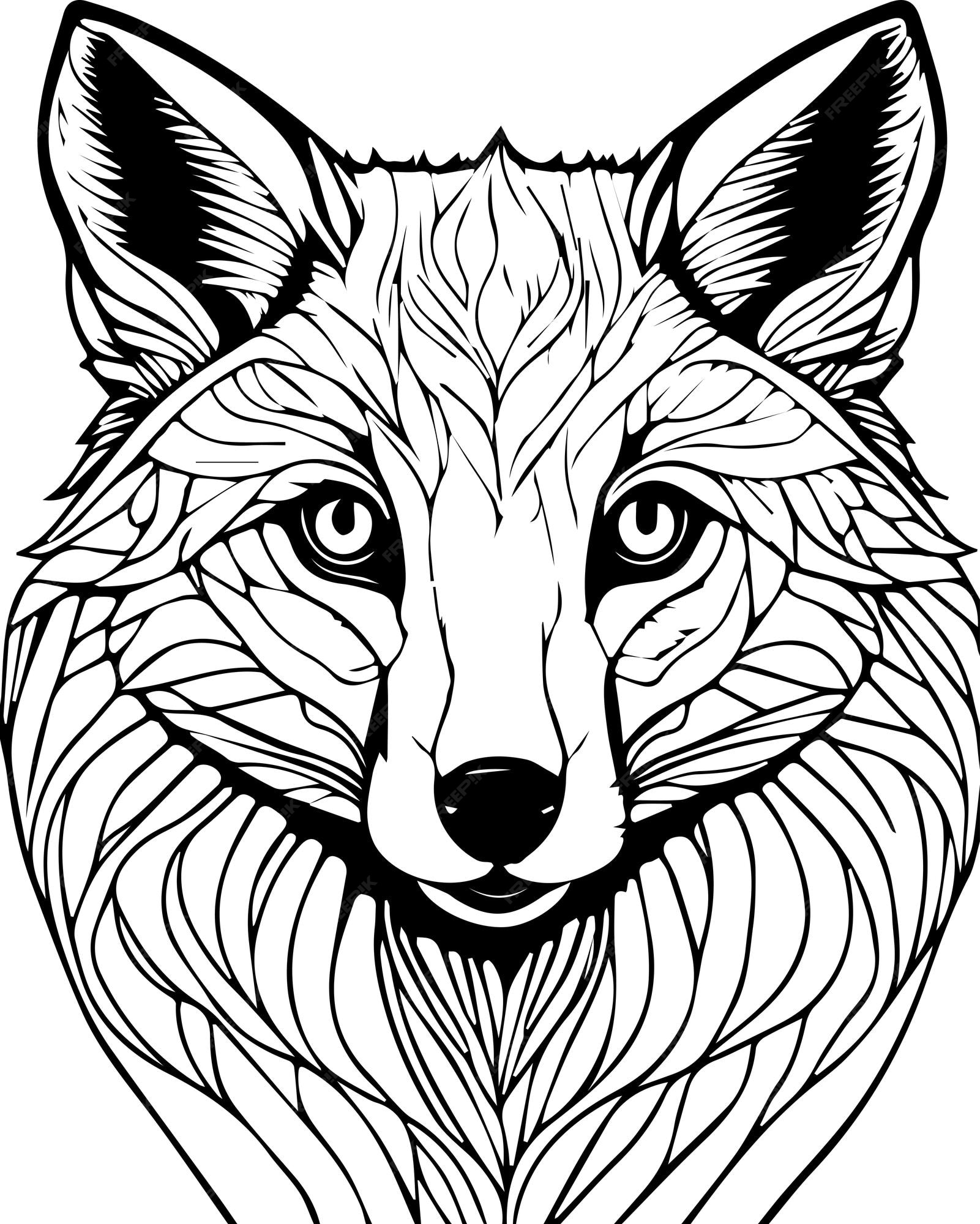 Desenhos para colorir gratuitos de Raposas para baixar - Raposas - Coloring  Pages for Adults