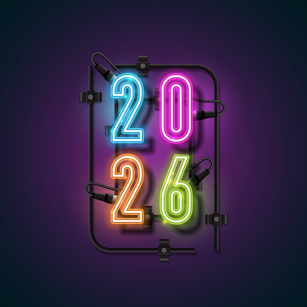Desenho de saudação 2026 Ano Novo Feliz Ano Novo Fundo