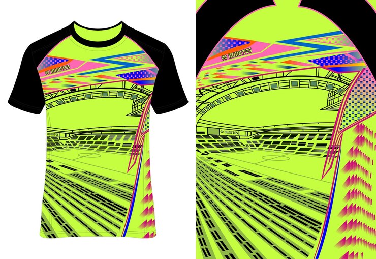 Vetor desenho de sublimação de camiseta