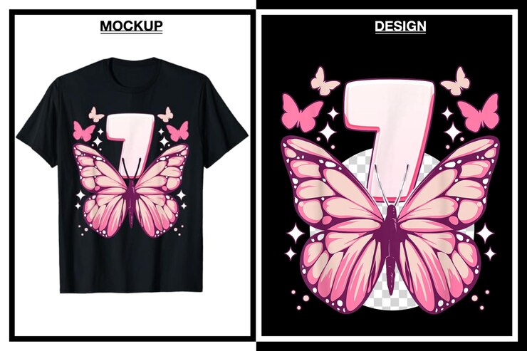 Vetor desenho de t-shirts de aniversário feliz e t-shirt de aniversário para crianças