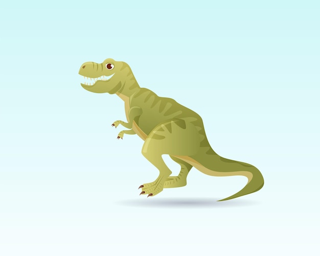 Desenho de tiranossauro estilo de desenho animado trex de dinossauro dos desenhos animados melhor para crianças dino party designs preh