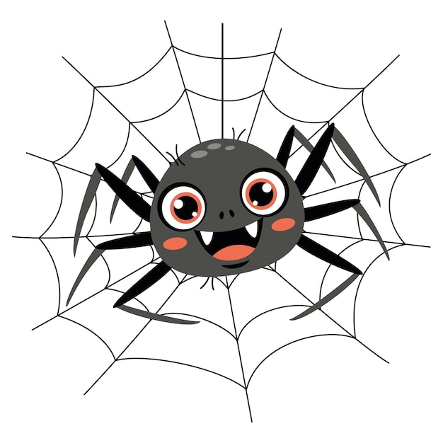 Vetor desenho de uma aranha