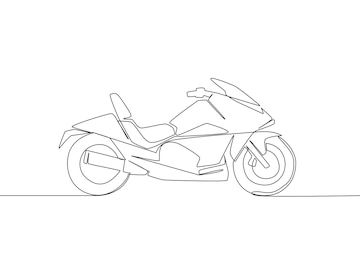 1 contínuo linha desenhando do luxo desportivo moto para corrida logotipo.  grande esporte motocicleta conceito. solteiro linha desenhar Projeto vetor  ilustração 20379642 Vetor no Vecteezy