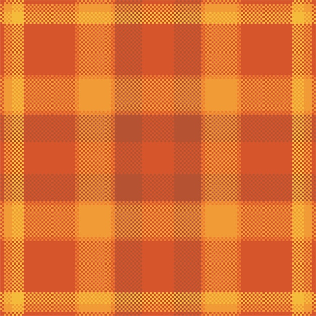 Desenho de vetor de fundo de pixel. xadrez moderno padrão sem emenda. tecido de textura quadrada. têxtil escocês de tartã. ornamento de madras de cor de beleza.