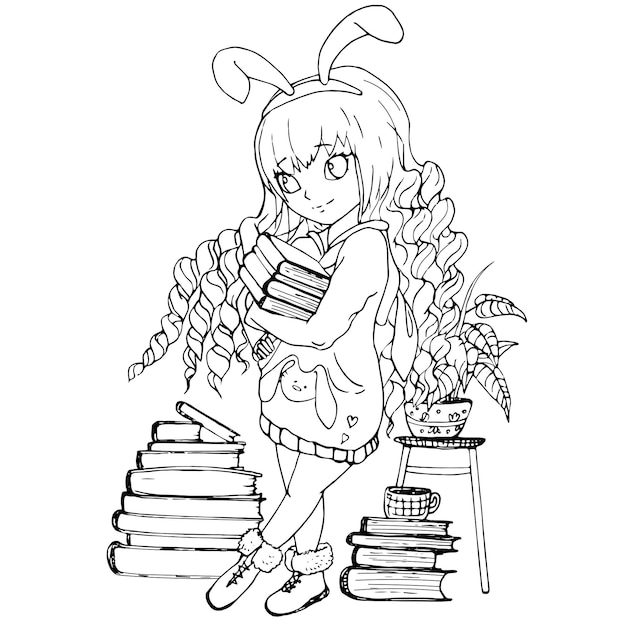 Menina roblox para colorir - Imprimir Desenhos