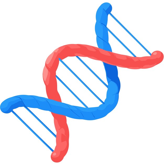 Desenho de vetores de dna de simetria científica