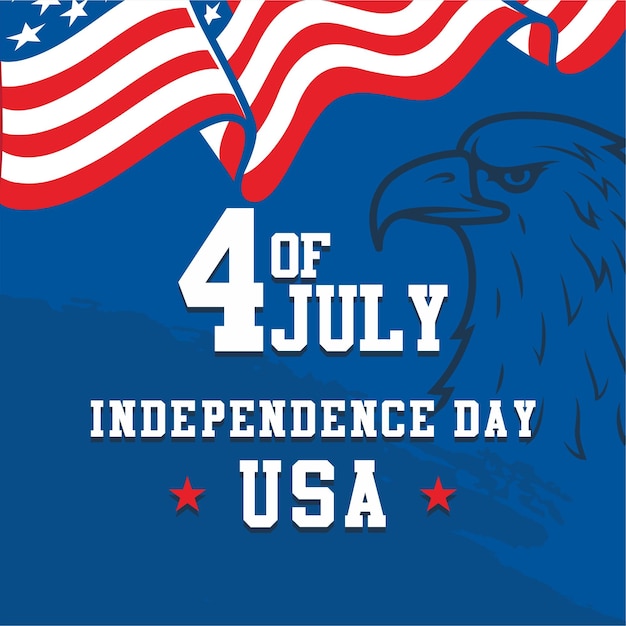 Desenho do Dia da Independência de 4 de Julho