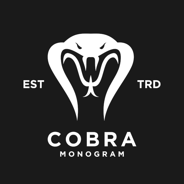 Vetor desenho do ícone do logotipo cobra snake