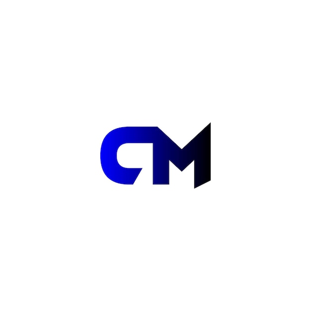 Vetor desenho do logotipo cm