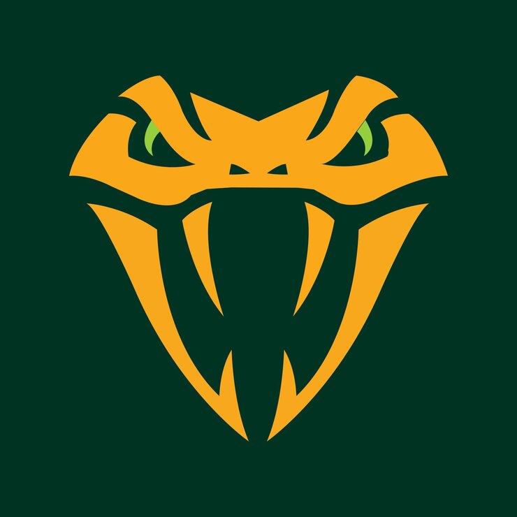 Vetor desenho do logotipo da cobra desenhado à mão