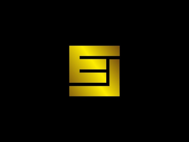 Vetor desenho do logotipo da ej