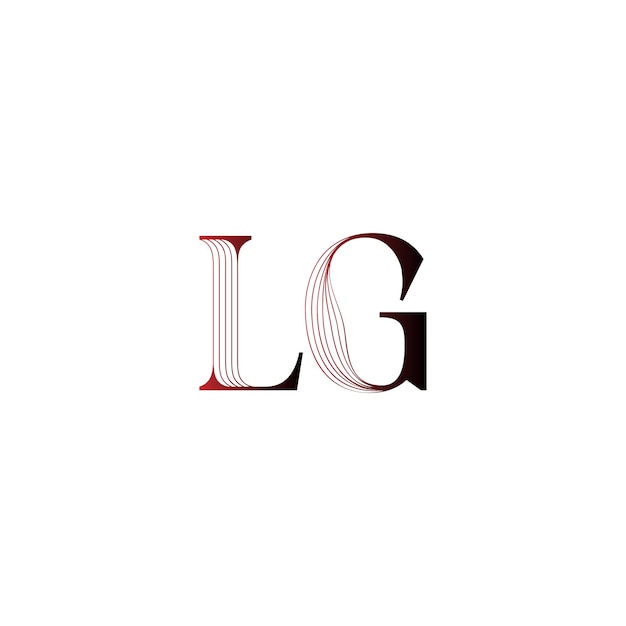 Vetor desenho do logotipo da lg