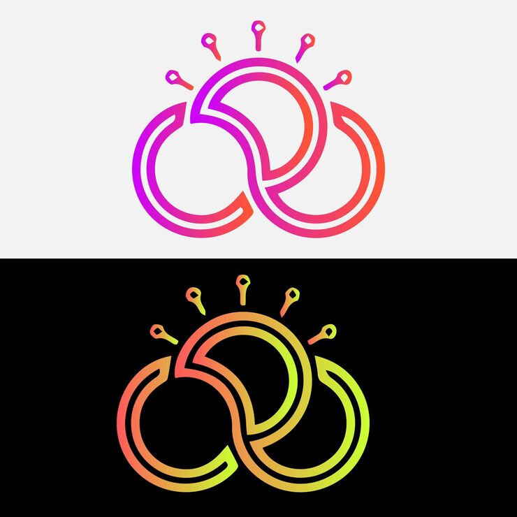Vetor desenho do logotipo da marca cloud rangers logotipo vetorial c e r