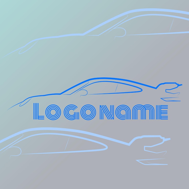 Vetor desenho do logotipo do automóvel