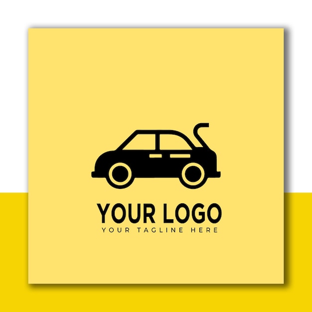 Vetor desenho do logotipo do car garage premium concept