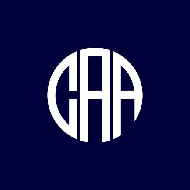 Desenho do logotipo do círculo caa
