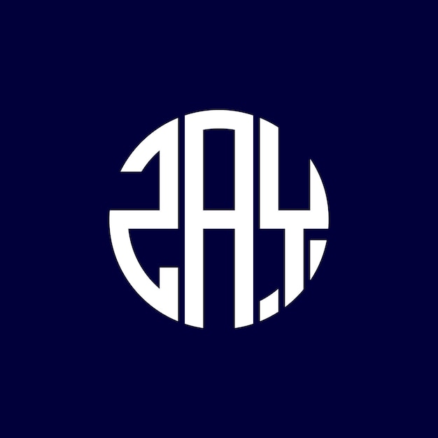 Desenho do logotipo do círculo zay