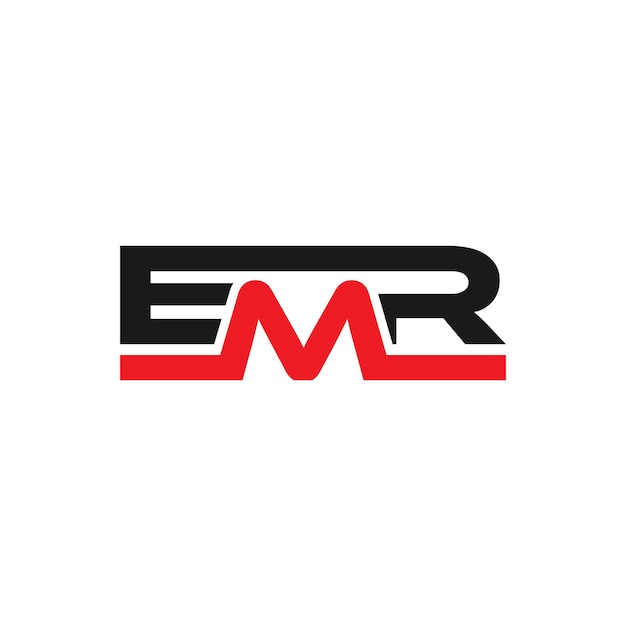 Vetor desenho do logotipo do emr