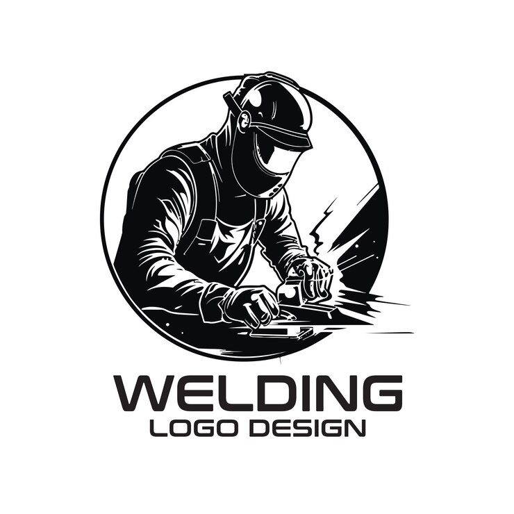 Vetor desenho do logotipo do vetor de soldagem