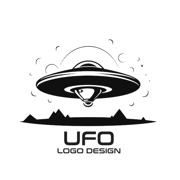 Desenho do logotipo do vetor ufo