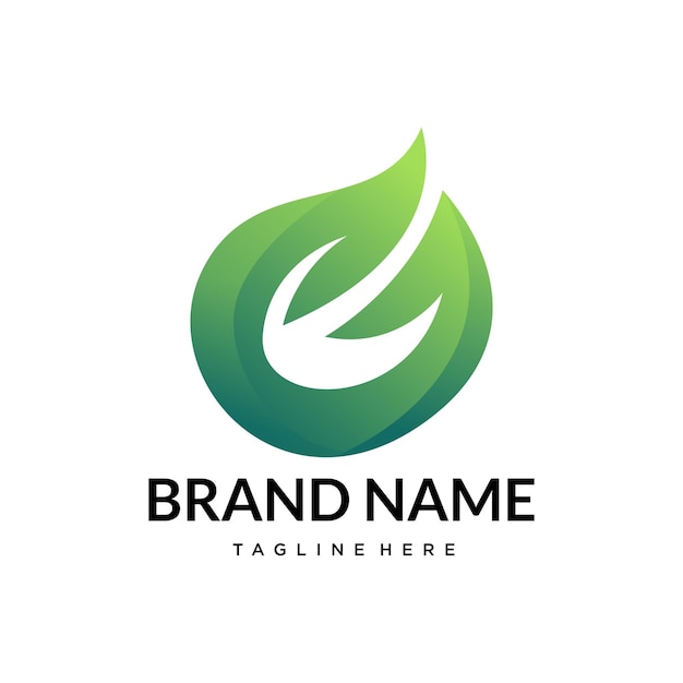 Desenho do logotipo Green Leaf G