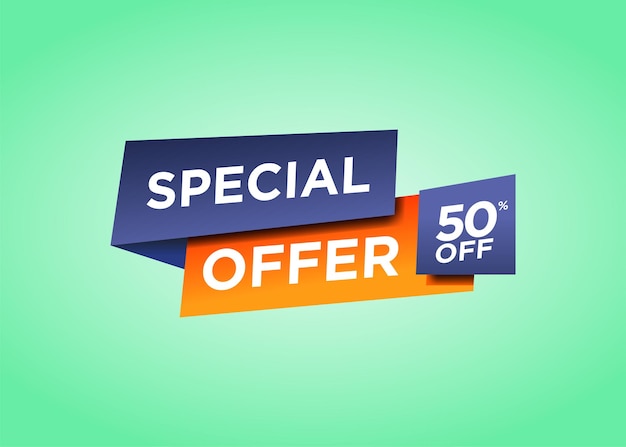 Desenho do rótulo relacionado à oferta especial