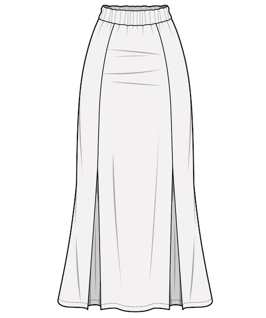 Desenho e ilustração de desenho de saia