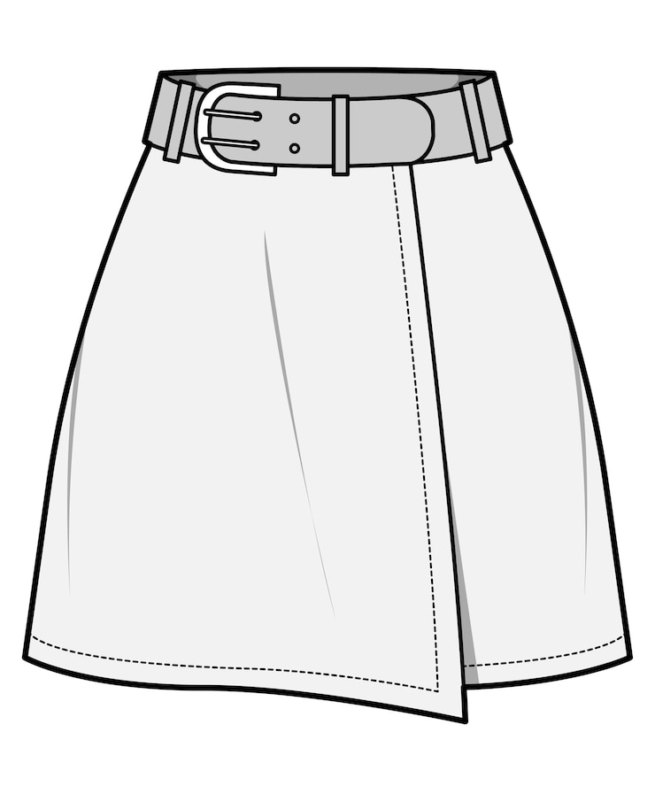 Vetor desenho e ilustração de saia