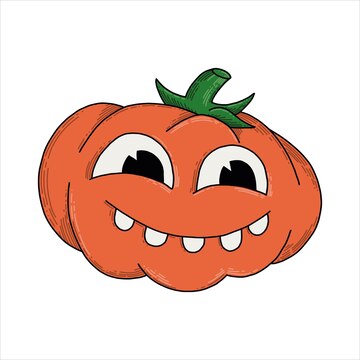 como desenhar doodle abóbora para o halloween. ilustração vetorial 11801125  Vetor no Vecteezy