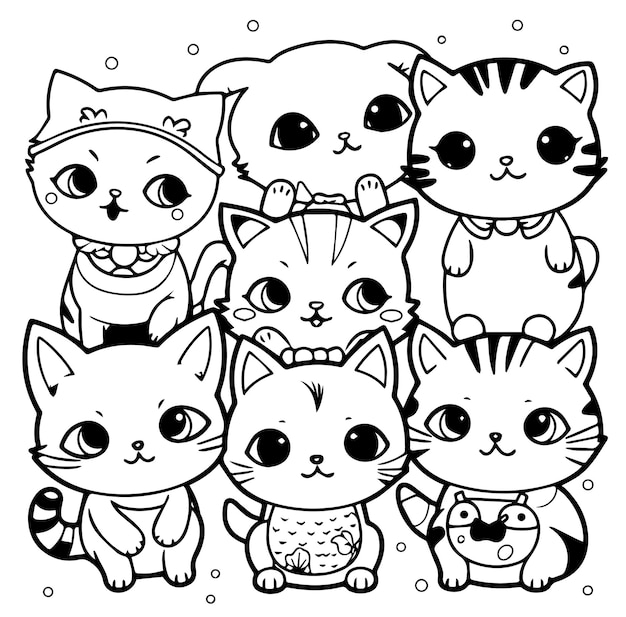 Desenho Para Colorir gato preto - Imagens Grátis Para Imprimir