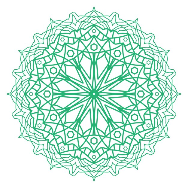 Desenho festivo de Mandala