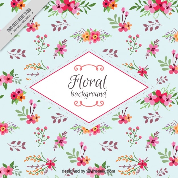 Vetor desenho fundo floral