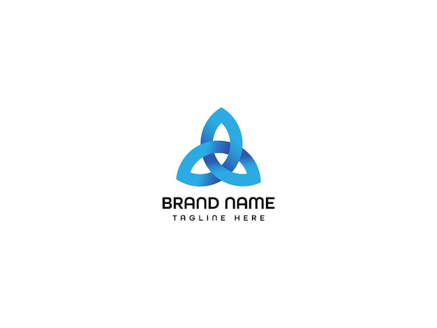 Desenho Modelo de monograma de logotipo moderno