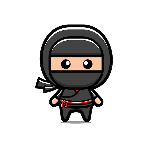 Desenho ninja fofo